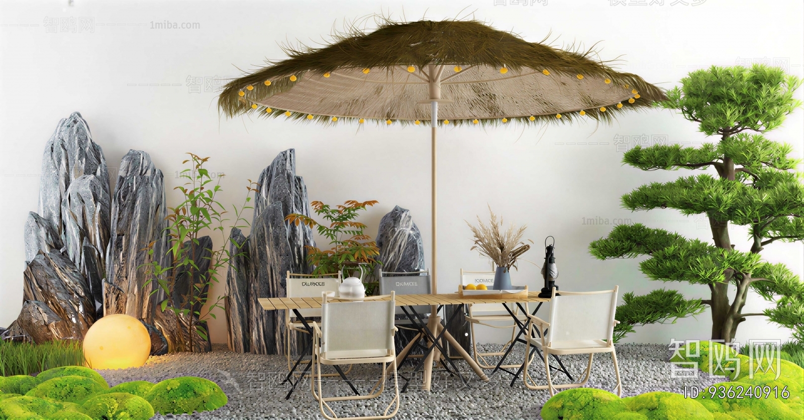 New Chinese Style Outdoor Tables And Chairs