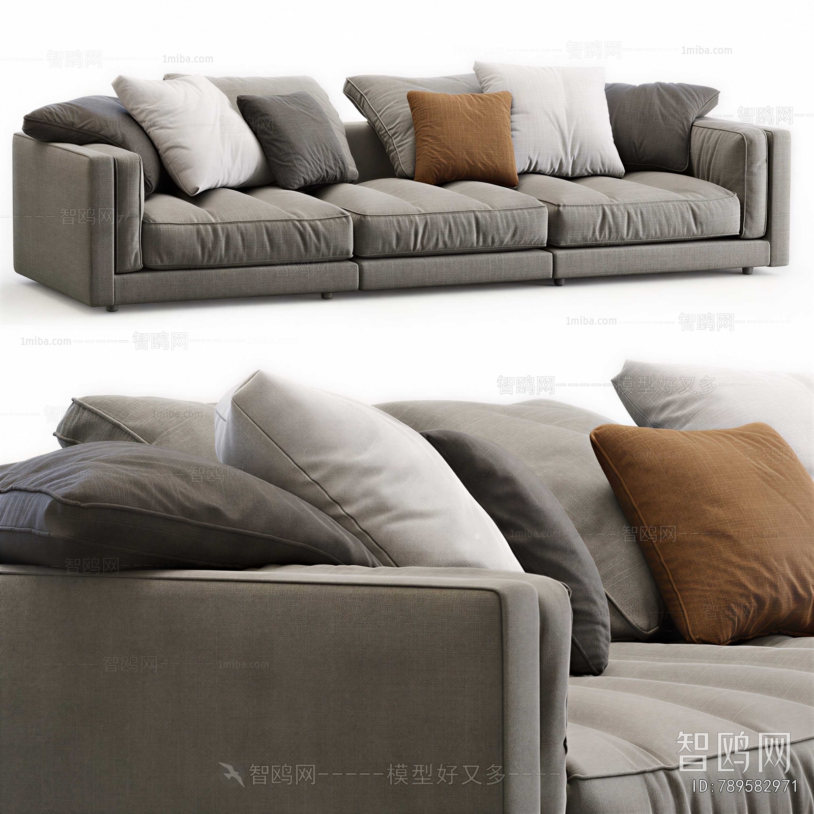 Modern Three-seat Sofa