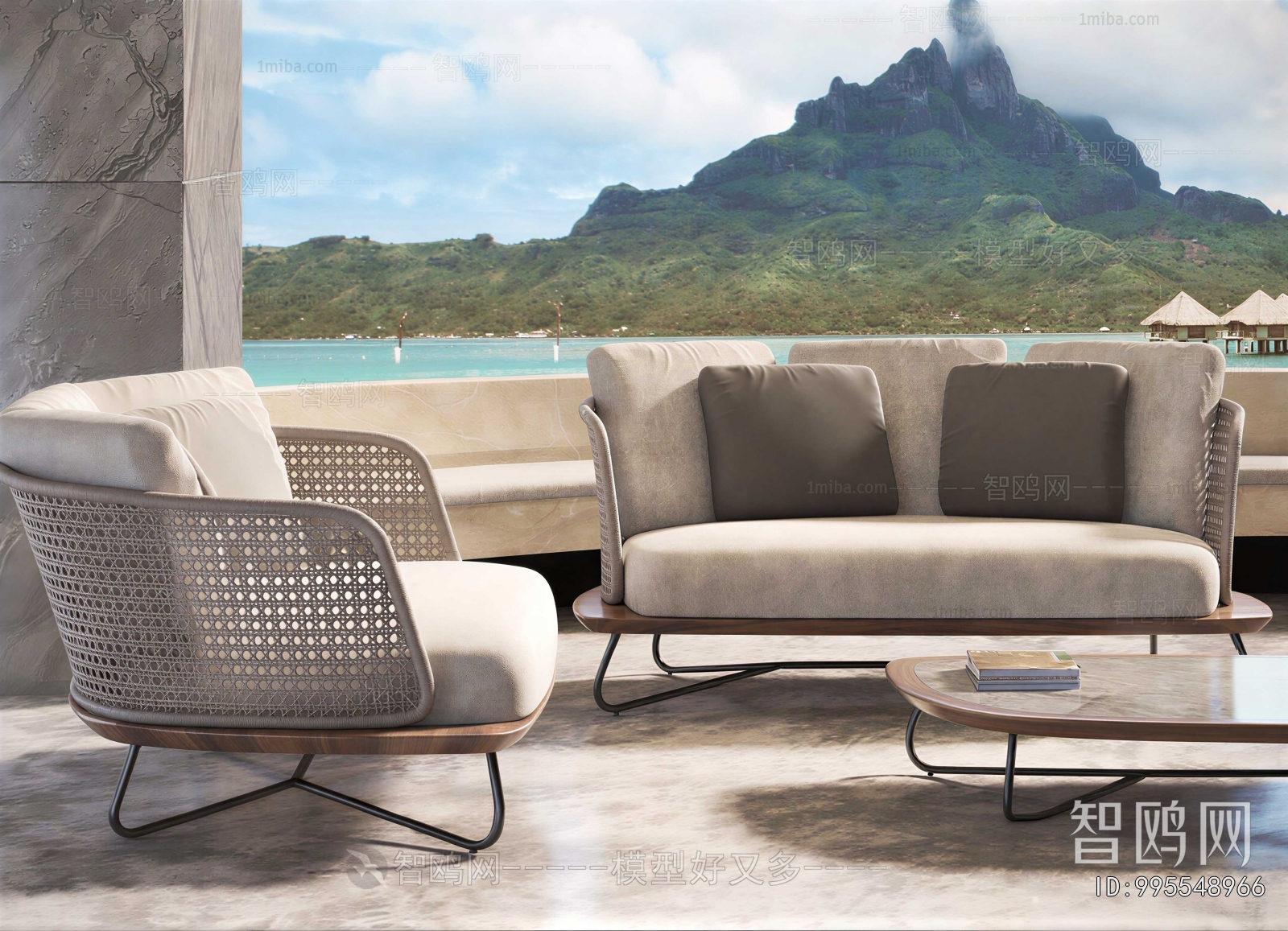 Modern Outdoor Sofa