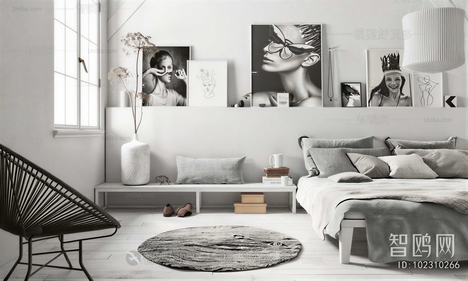 Modern Double Bed