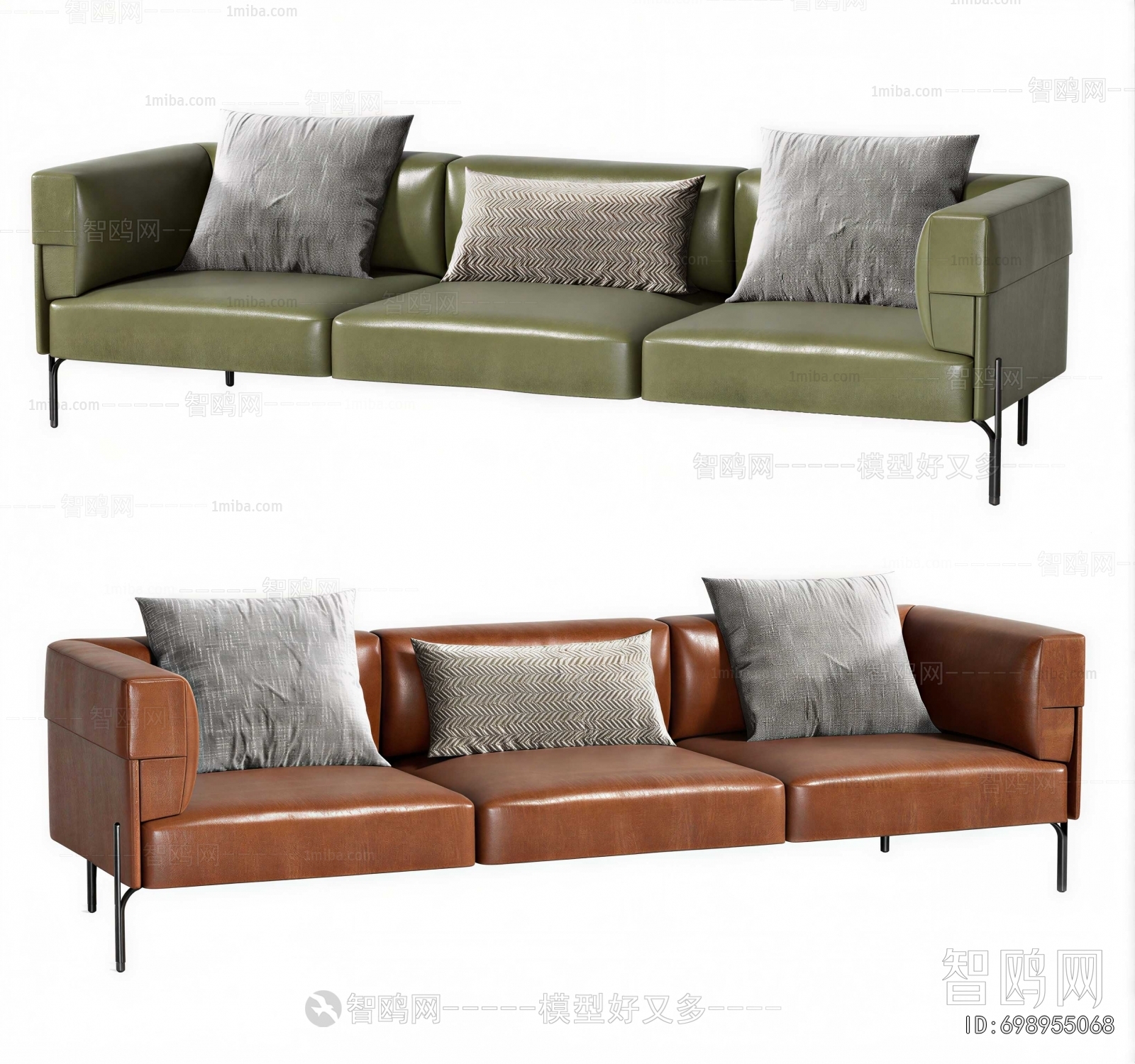 Modern Three-seat Sofa