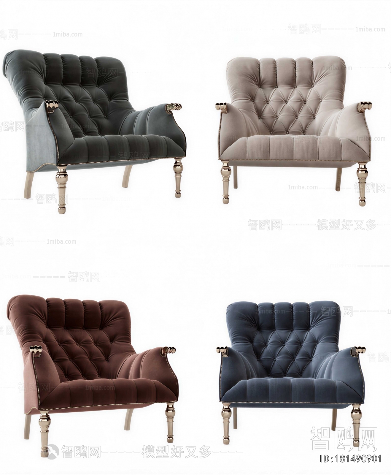 European Style Single Sofa