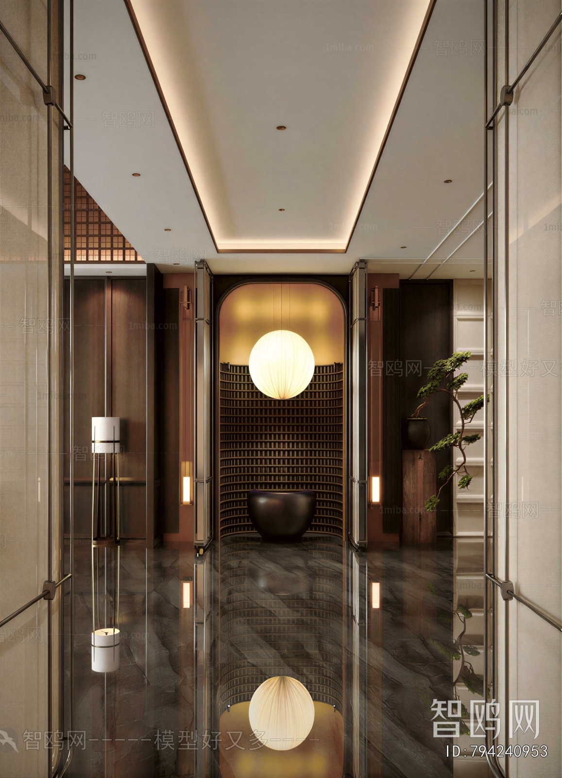 Modern Hallway
