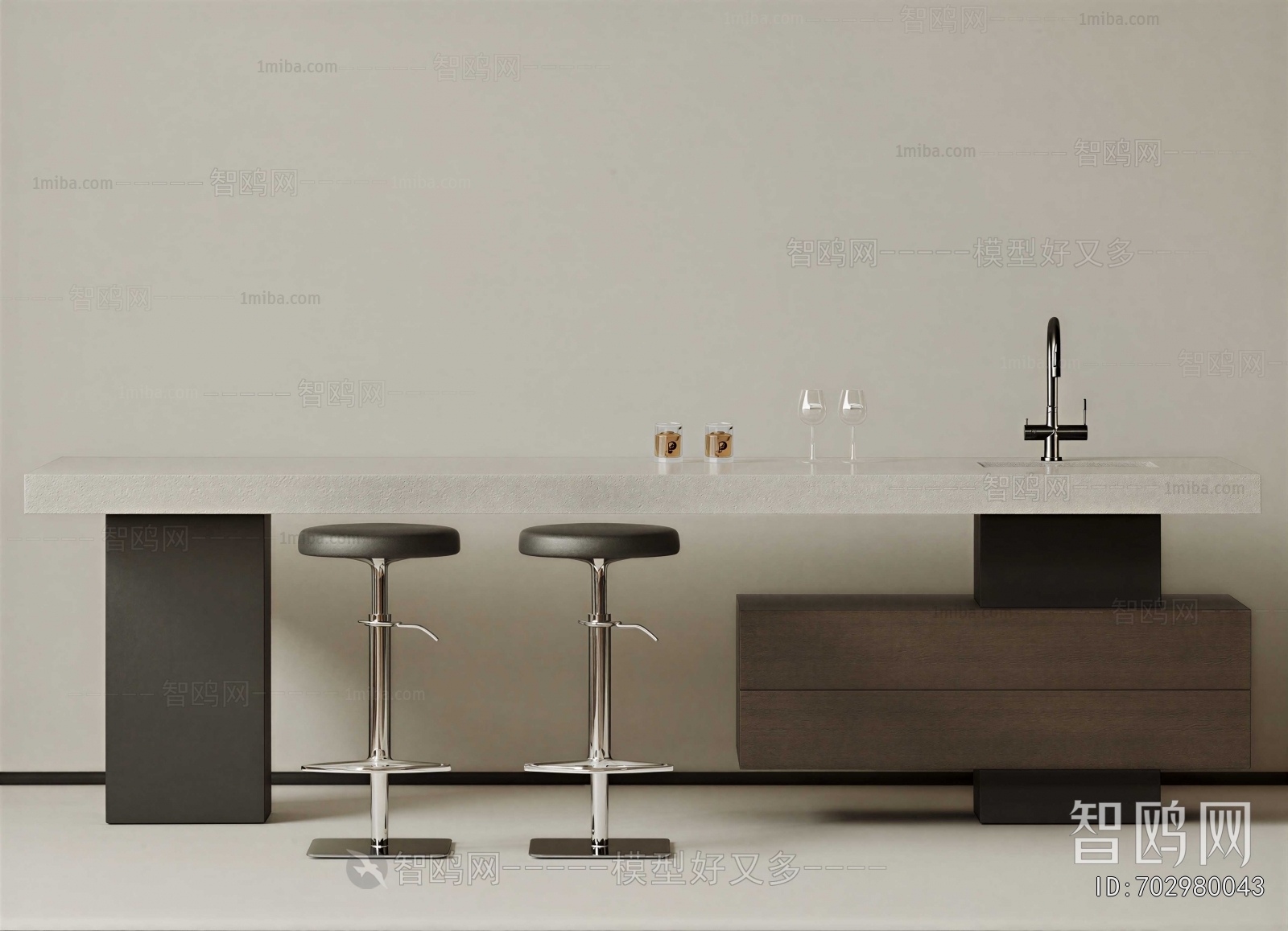 Modern Counter Bar