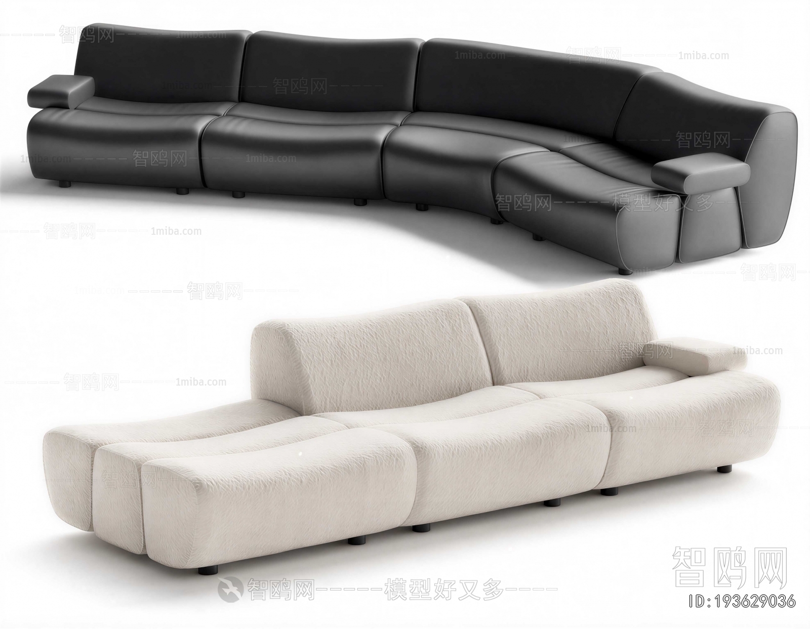 Modern Curved Sofa
