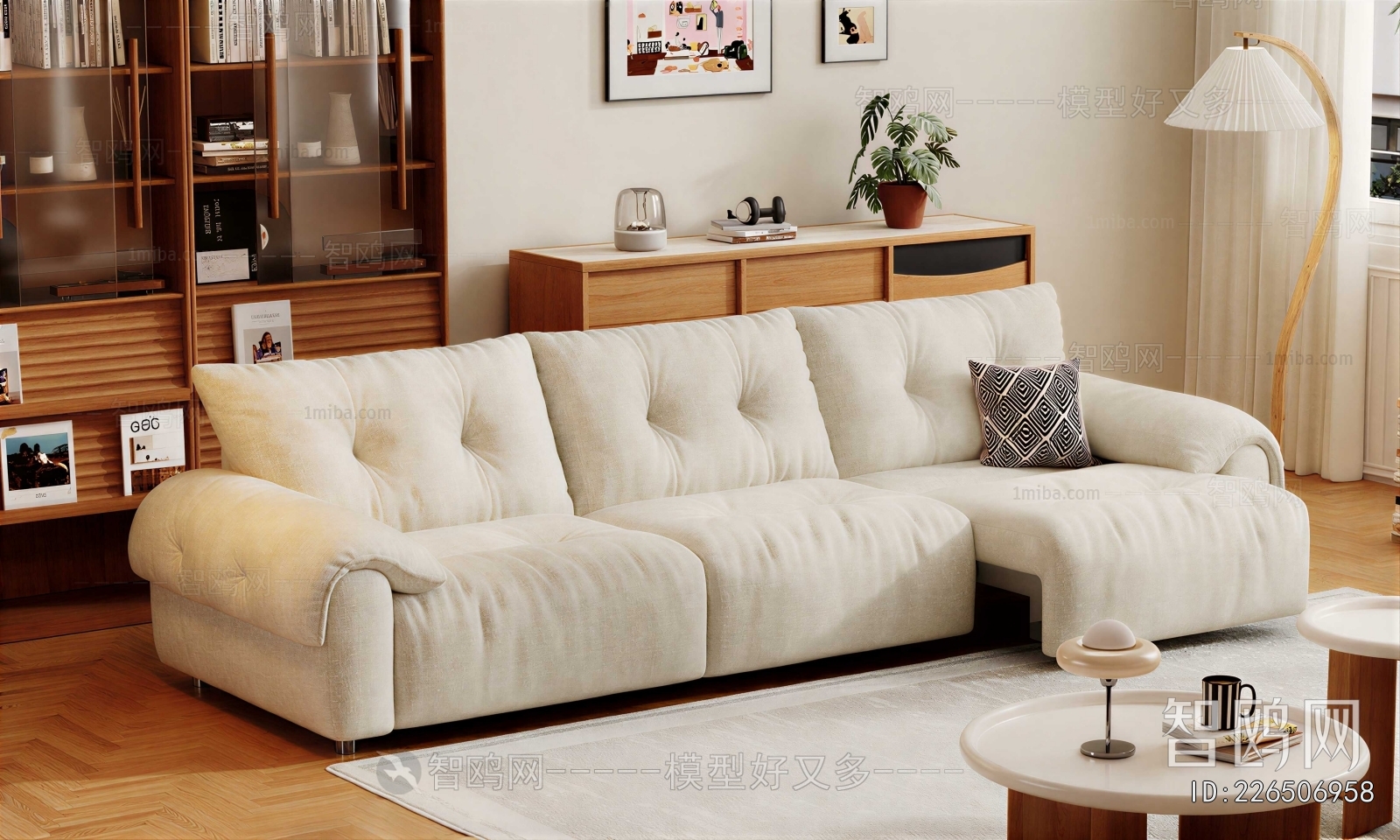 Modern Three-seat Sofa