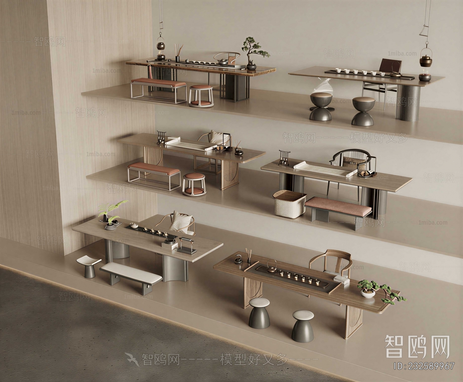 New Chinese Style Tea Tables And Chairs