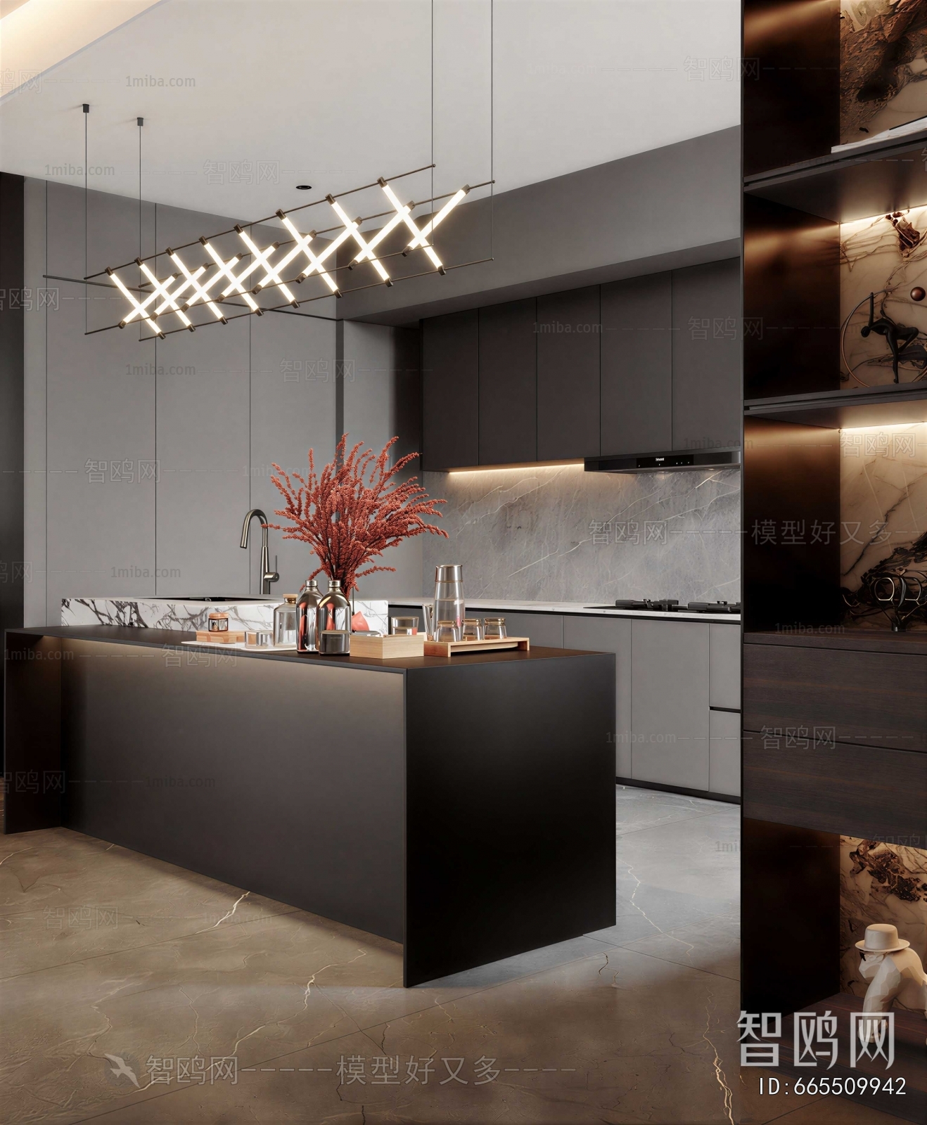 Modern The Kitchen
