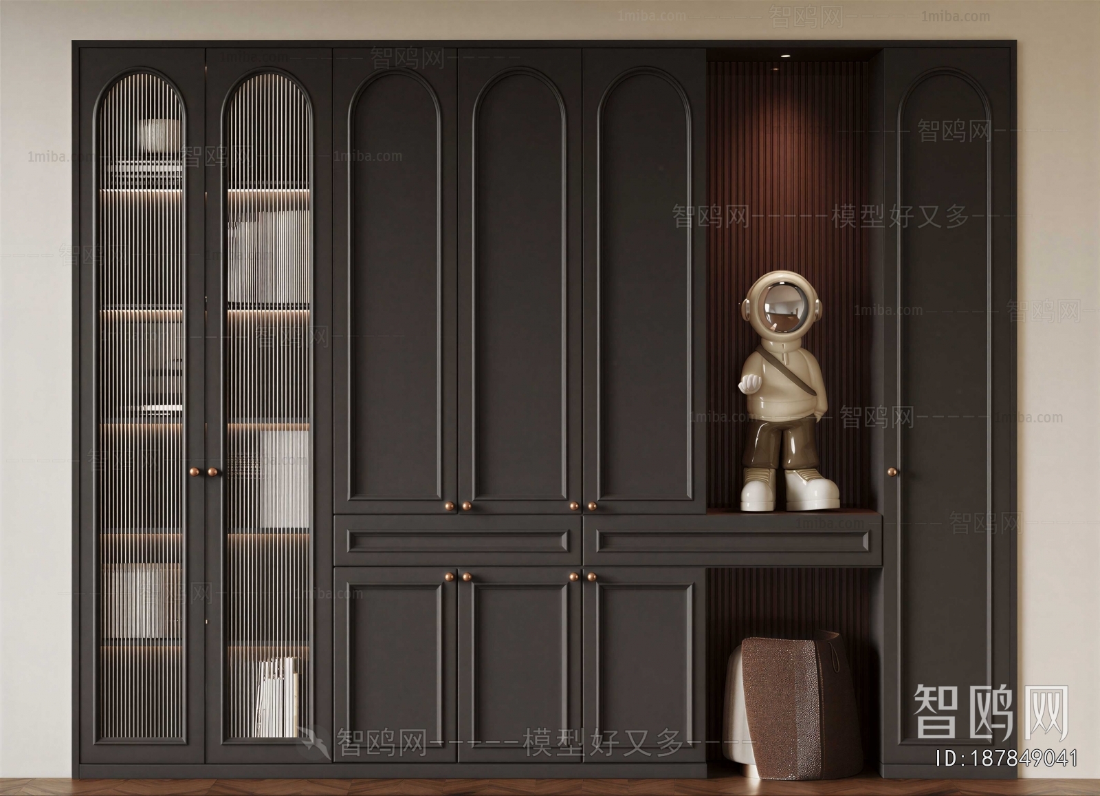 French Style Shoe Cabinet