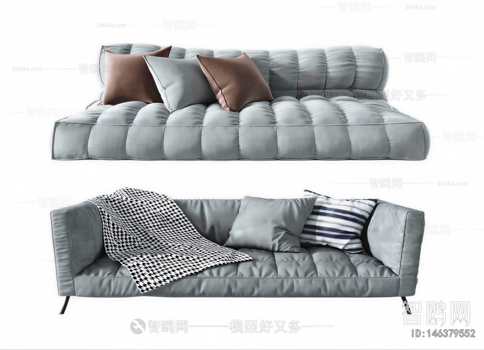 Modern Three-seat Sofa