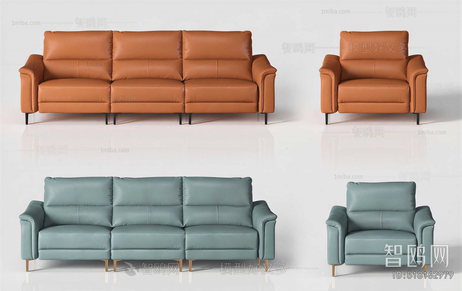 Modern Three-seat Sofa