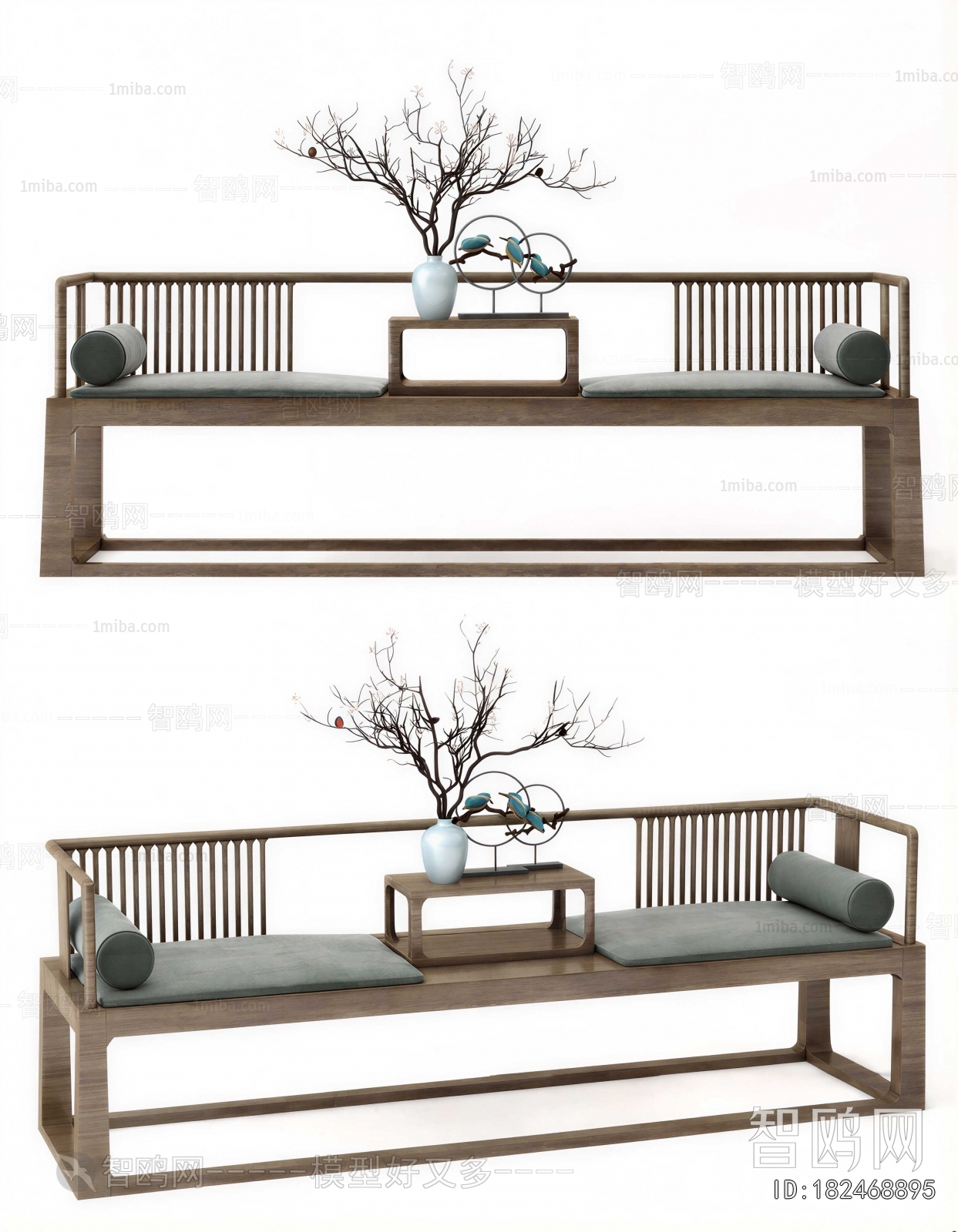 New Chinese Style Arhat Bed