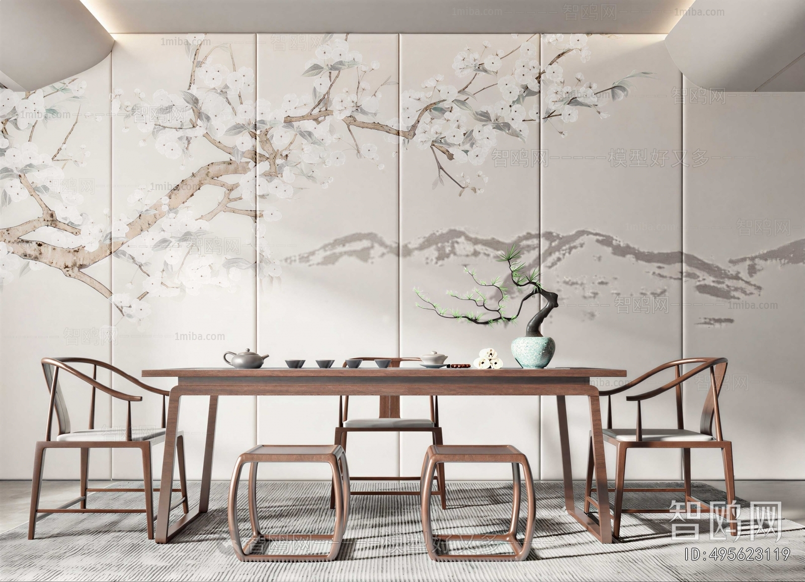 New Chinese Style Tea Tables And Chairs