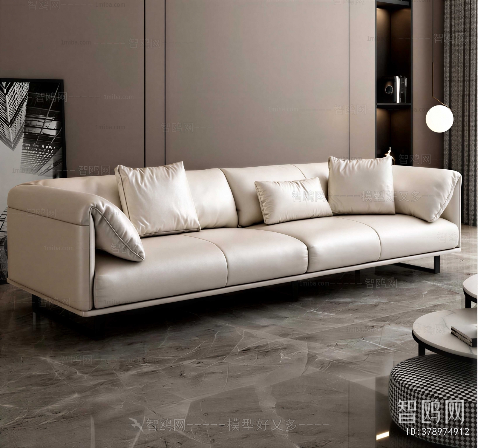 Modern Multi Person Sofa