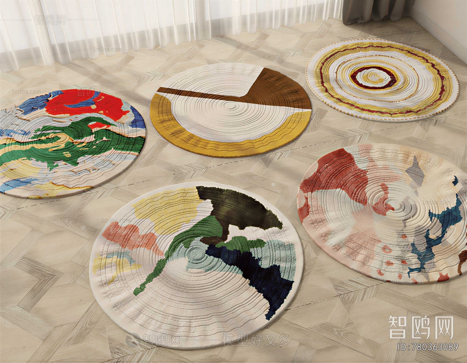 Modern Circular Carpet