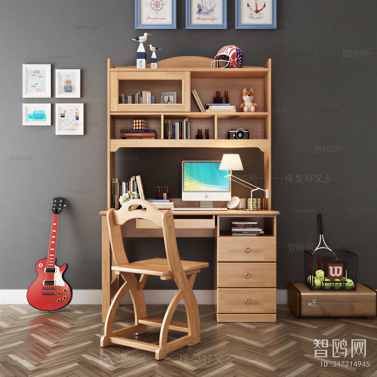 Modern Computer Desk And Chair