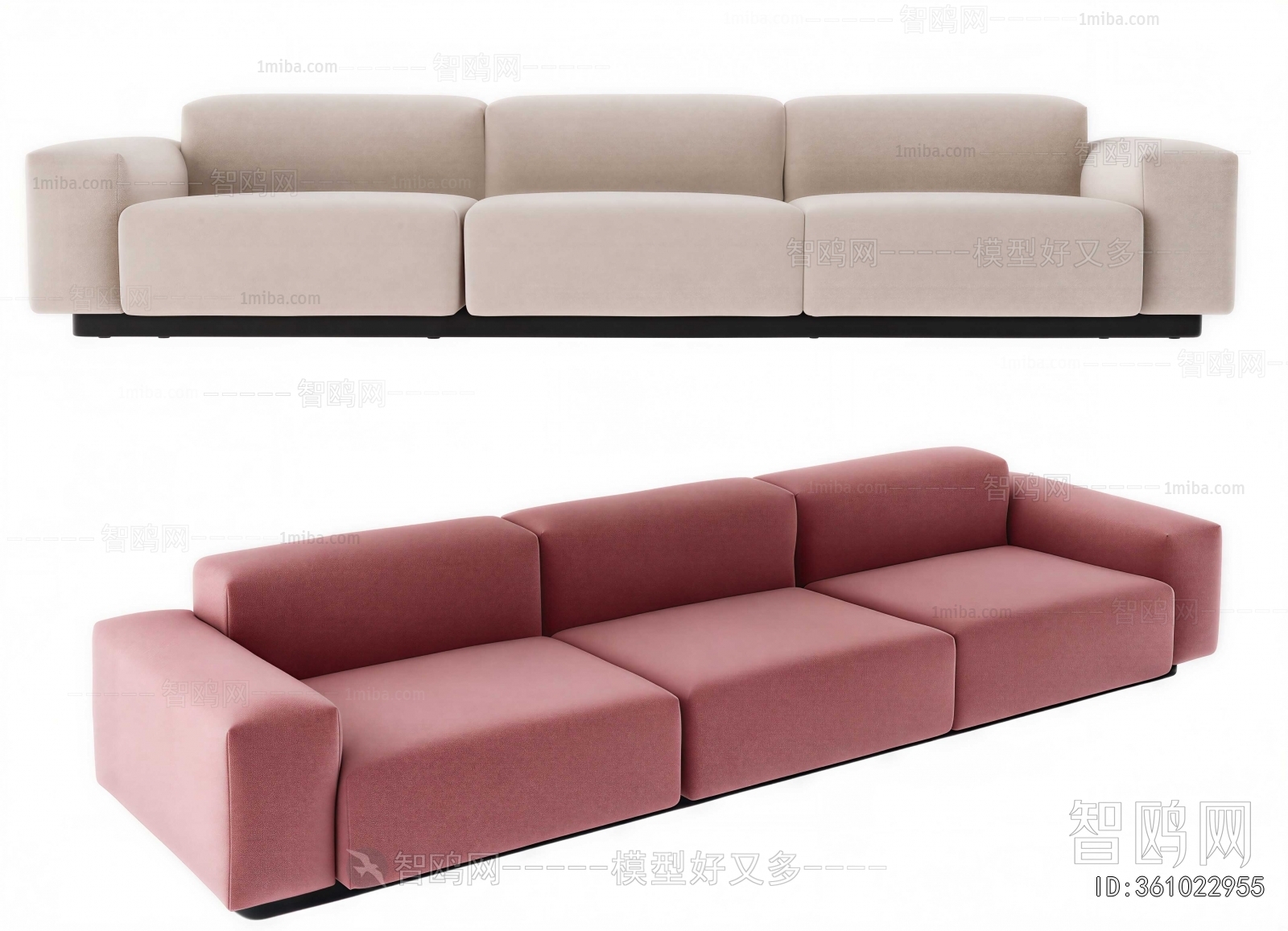Modern Three-seat Sofa