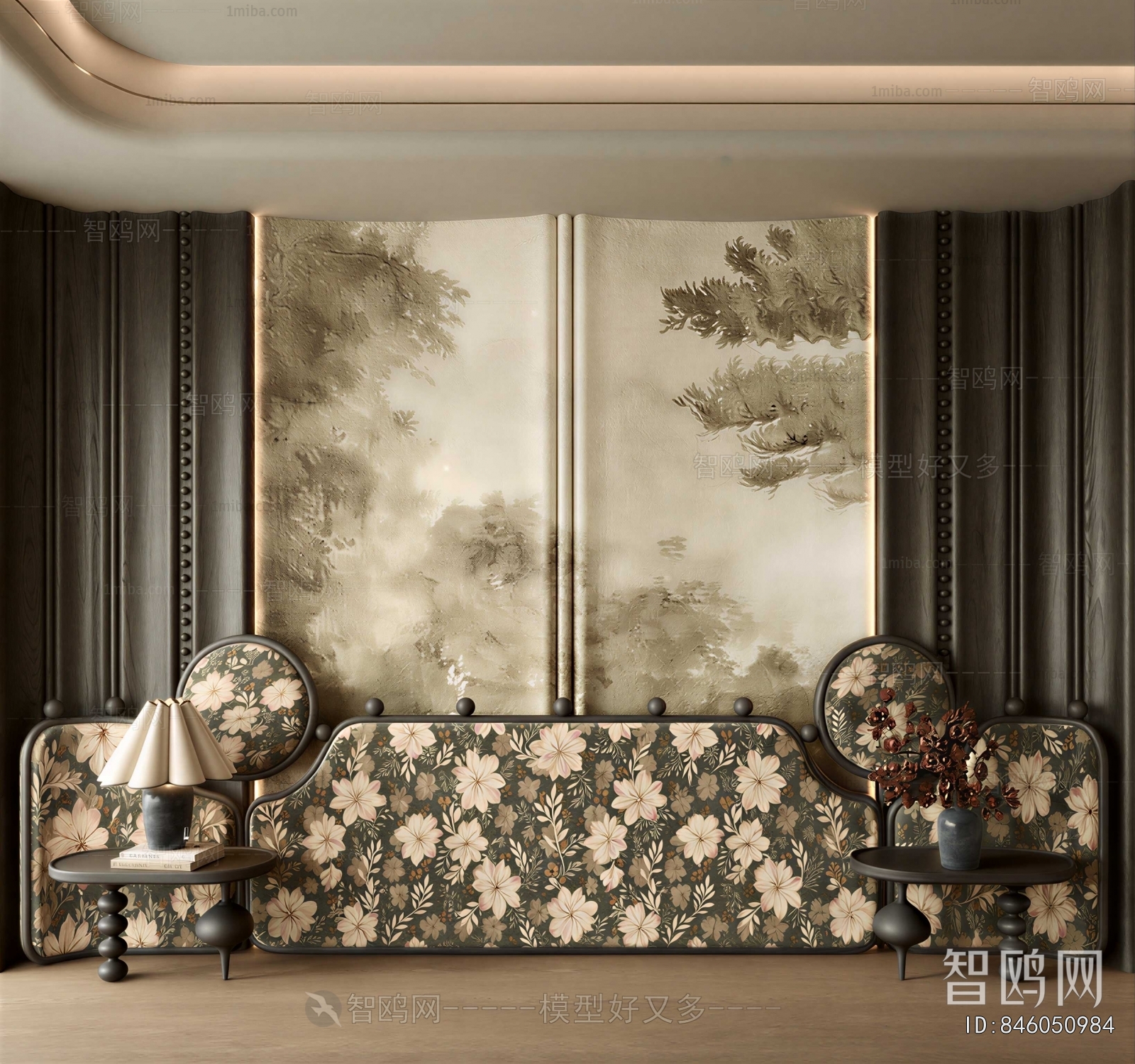 French Style TV Wall