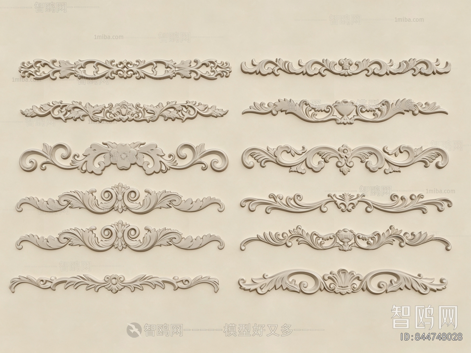Simple European Style Carving