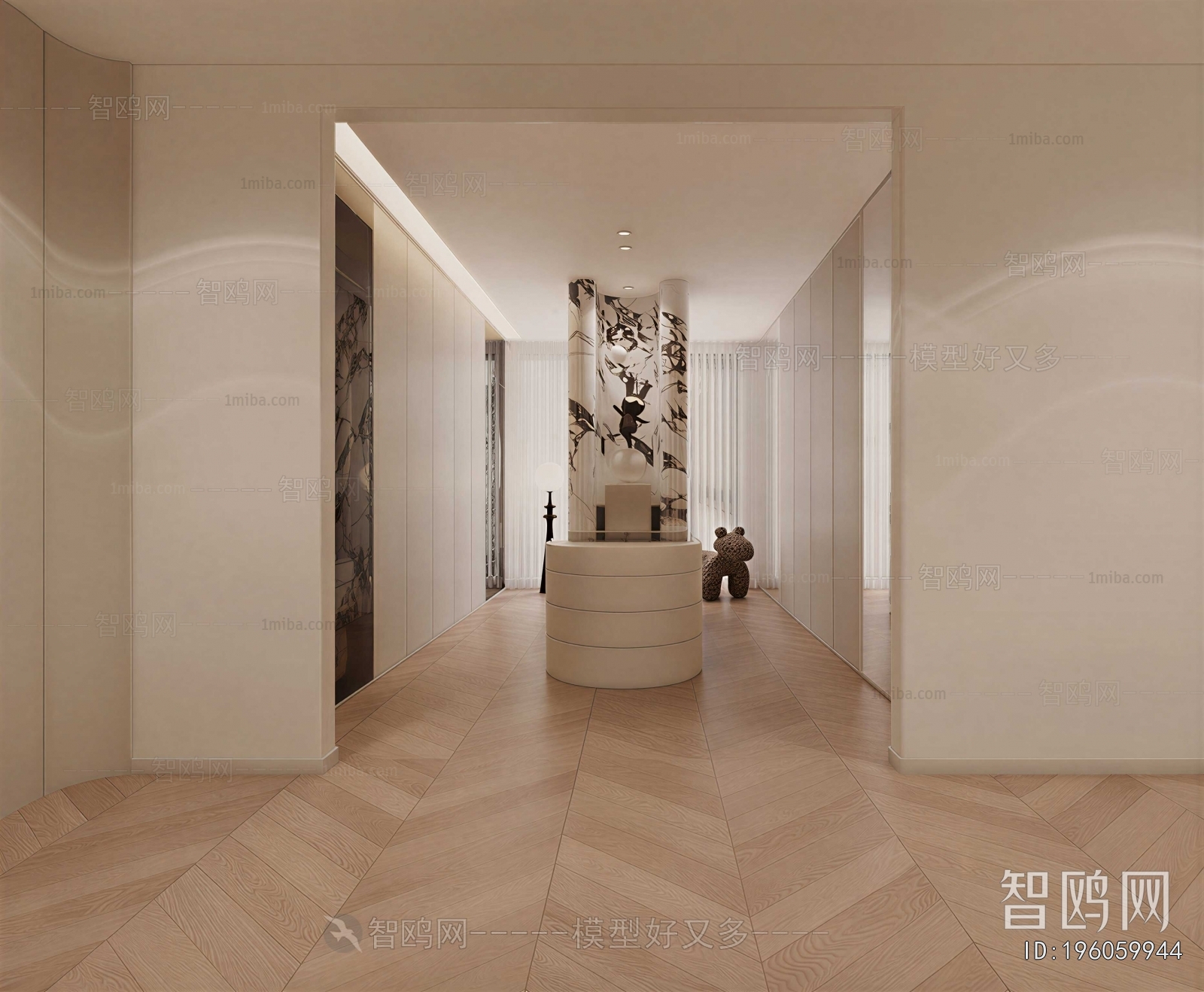 Modern Clothes Storage Area