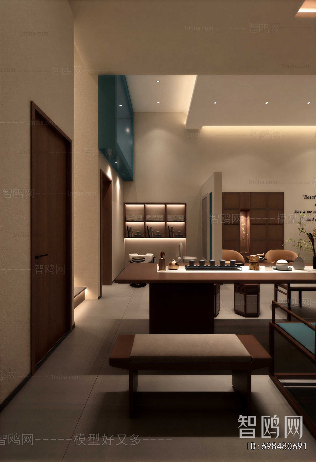 Wabi-sabi Style Tea House