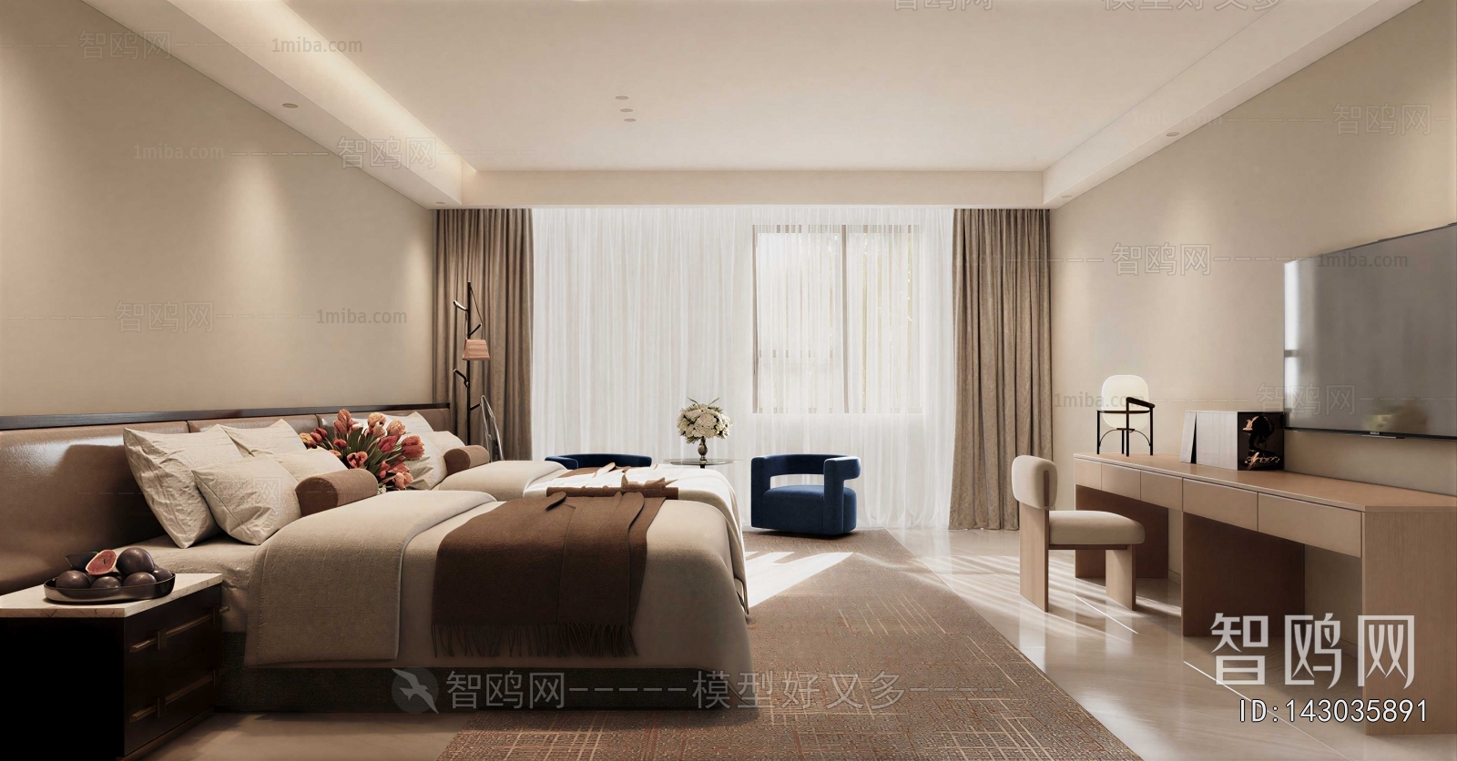 New Chinese Style Guest Room