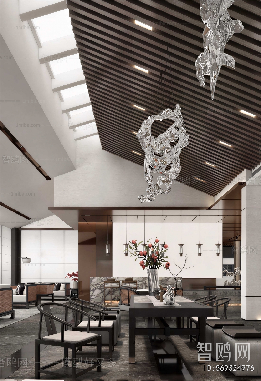 New Chinese Style Meeting Room