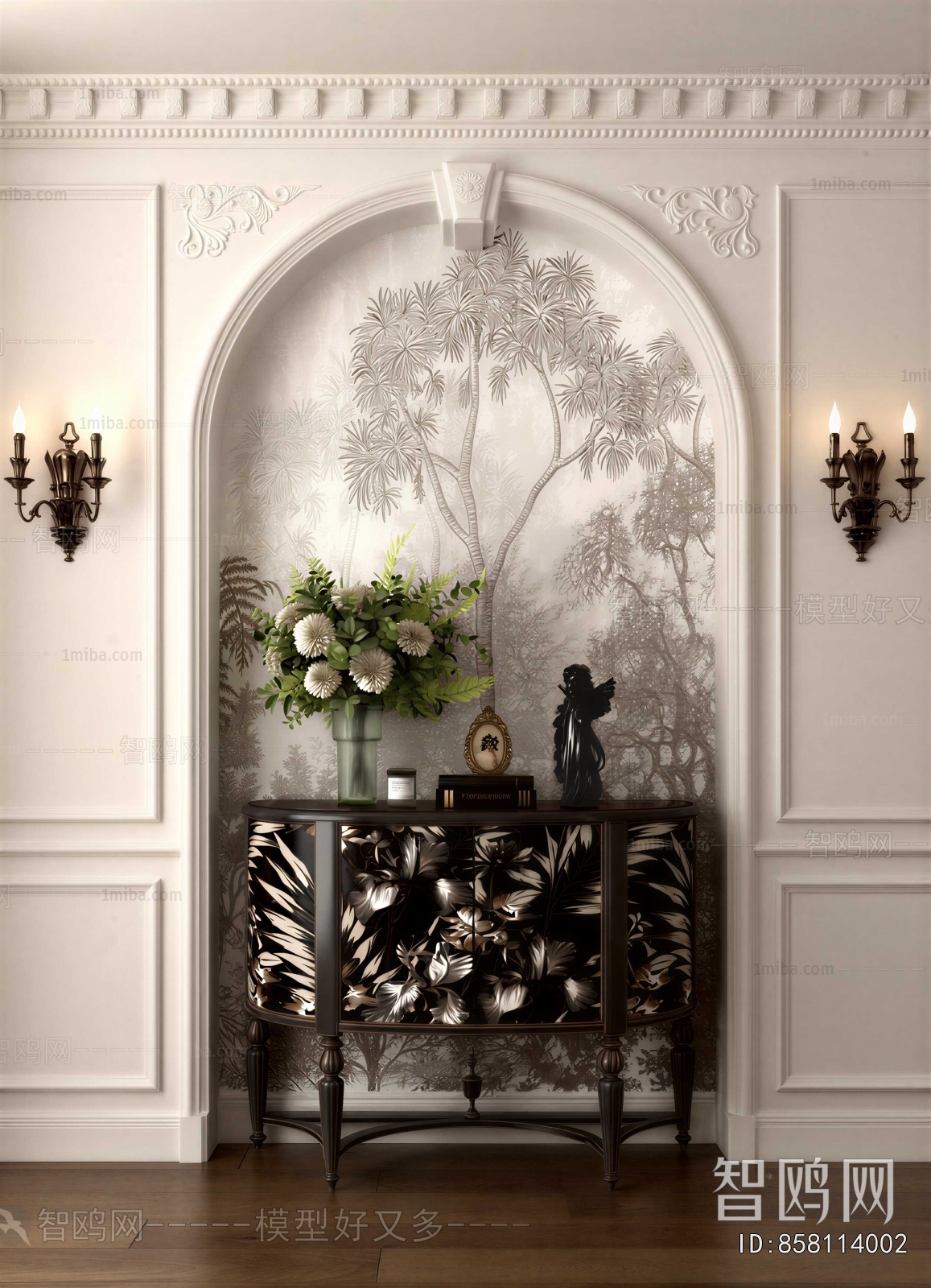 American Style Entrance Cabinet