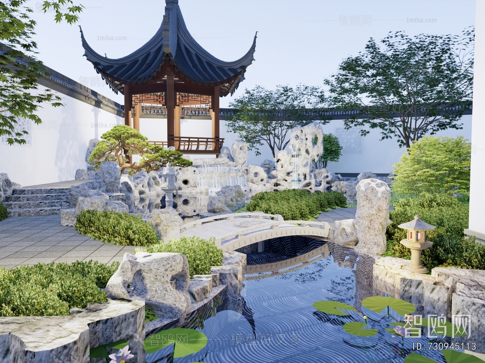 Chinese Style Courtyard/landscape