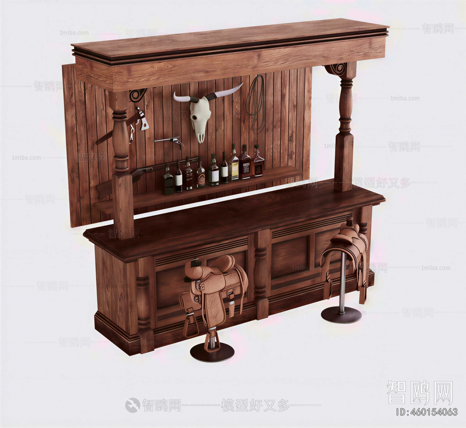 Retro Style Counter Bar