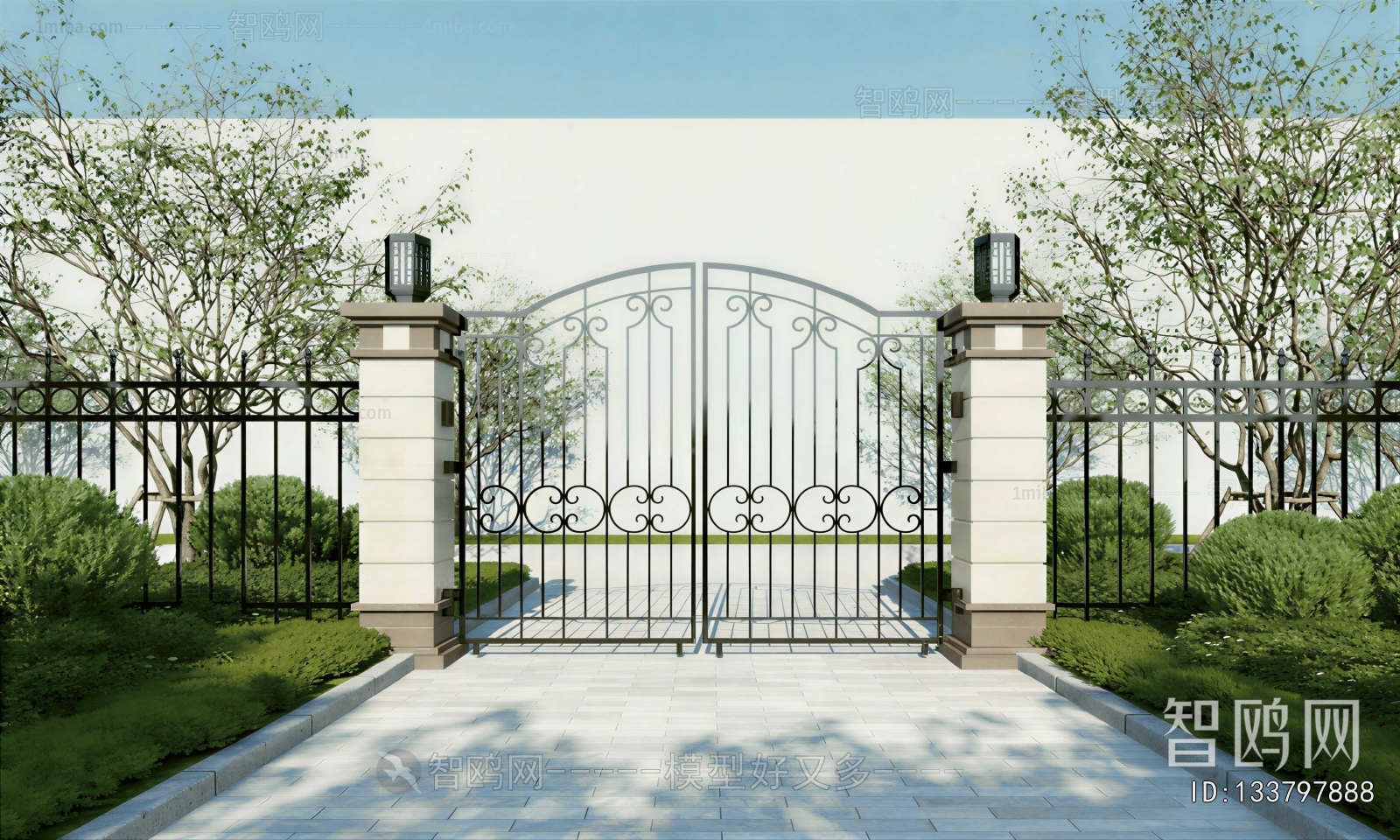 Simple European Style Gate