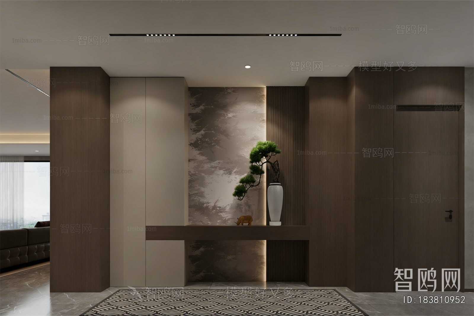 New Chinese Style Hallway