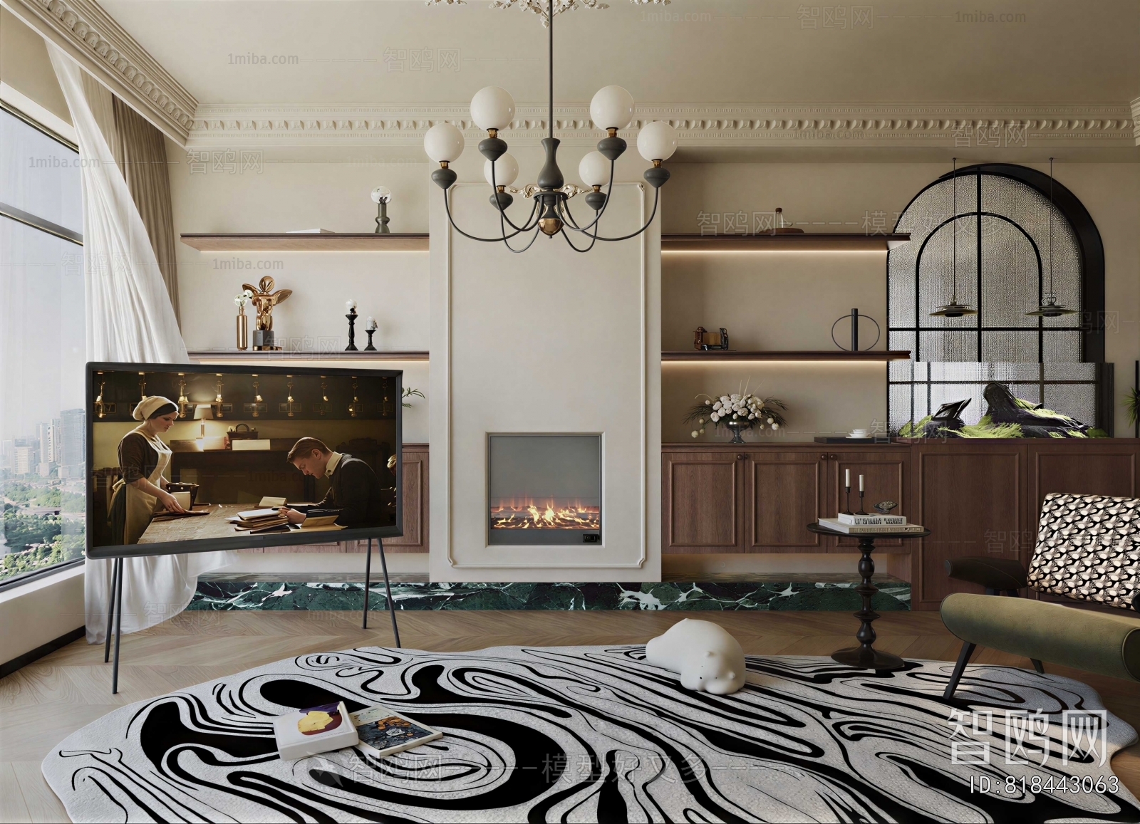 French Style A Living Room