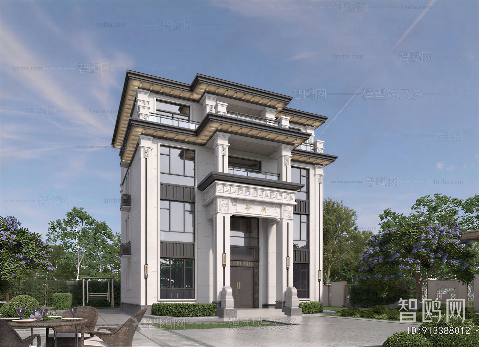 New Chinese Style Detached Villa