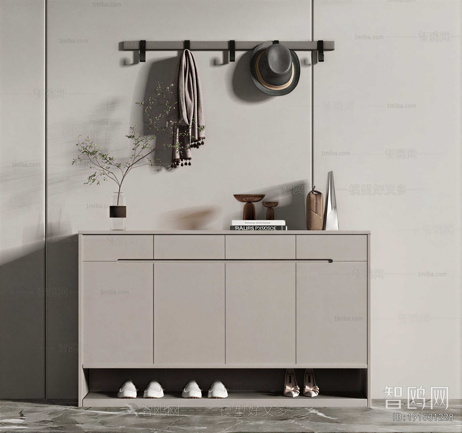Modern Shoe Cabinet