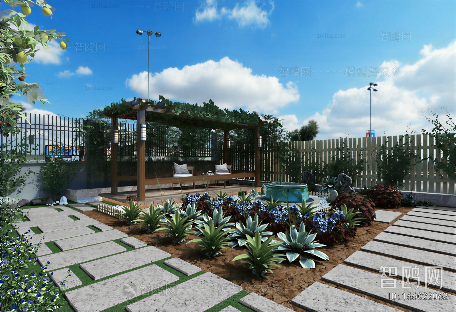 Modern Courtyard/landscape