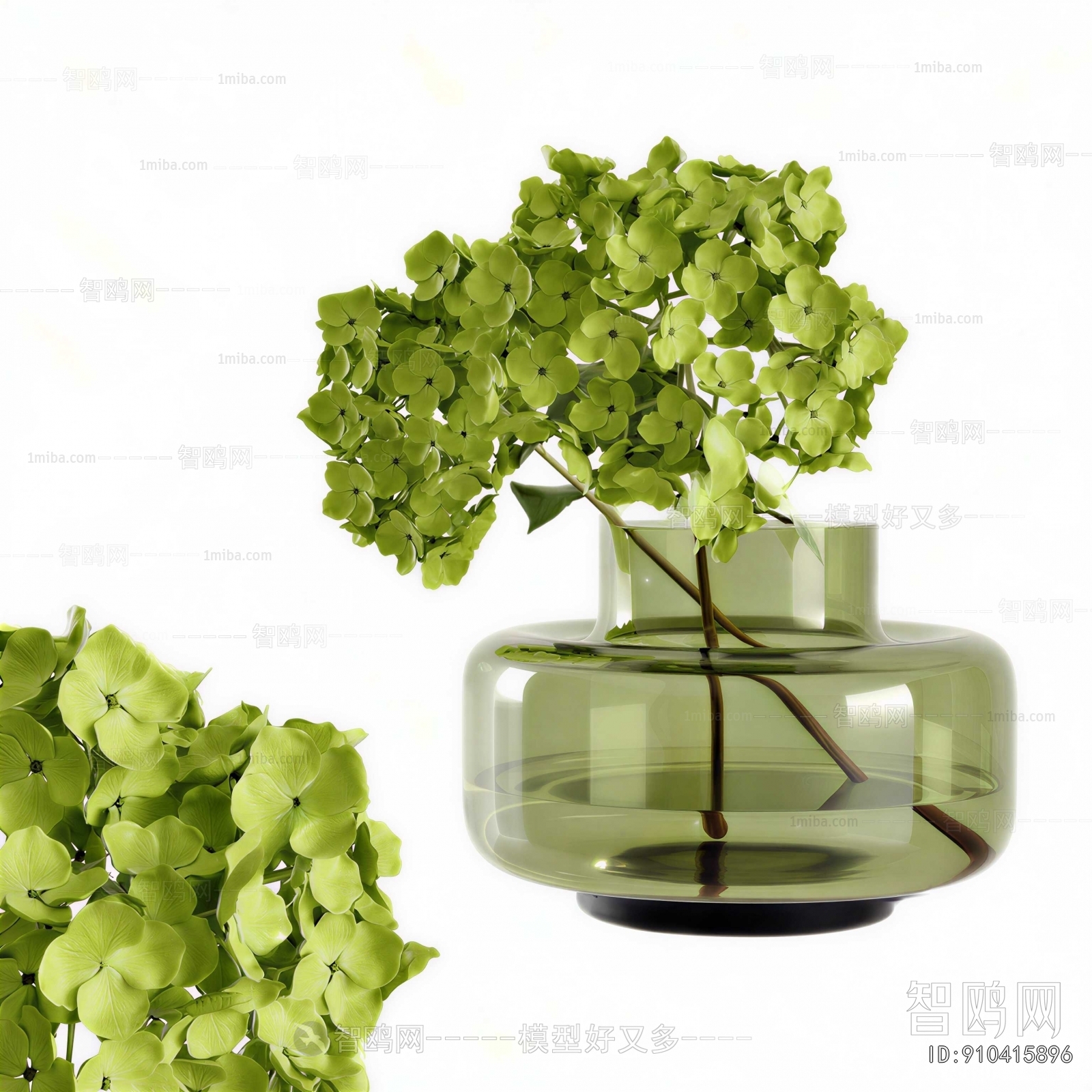 Modern Aquatic Green Plant