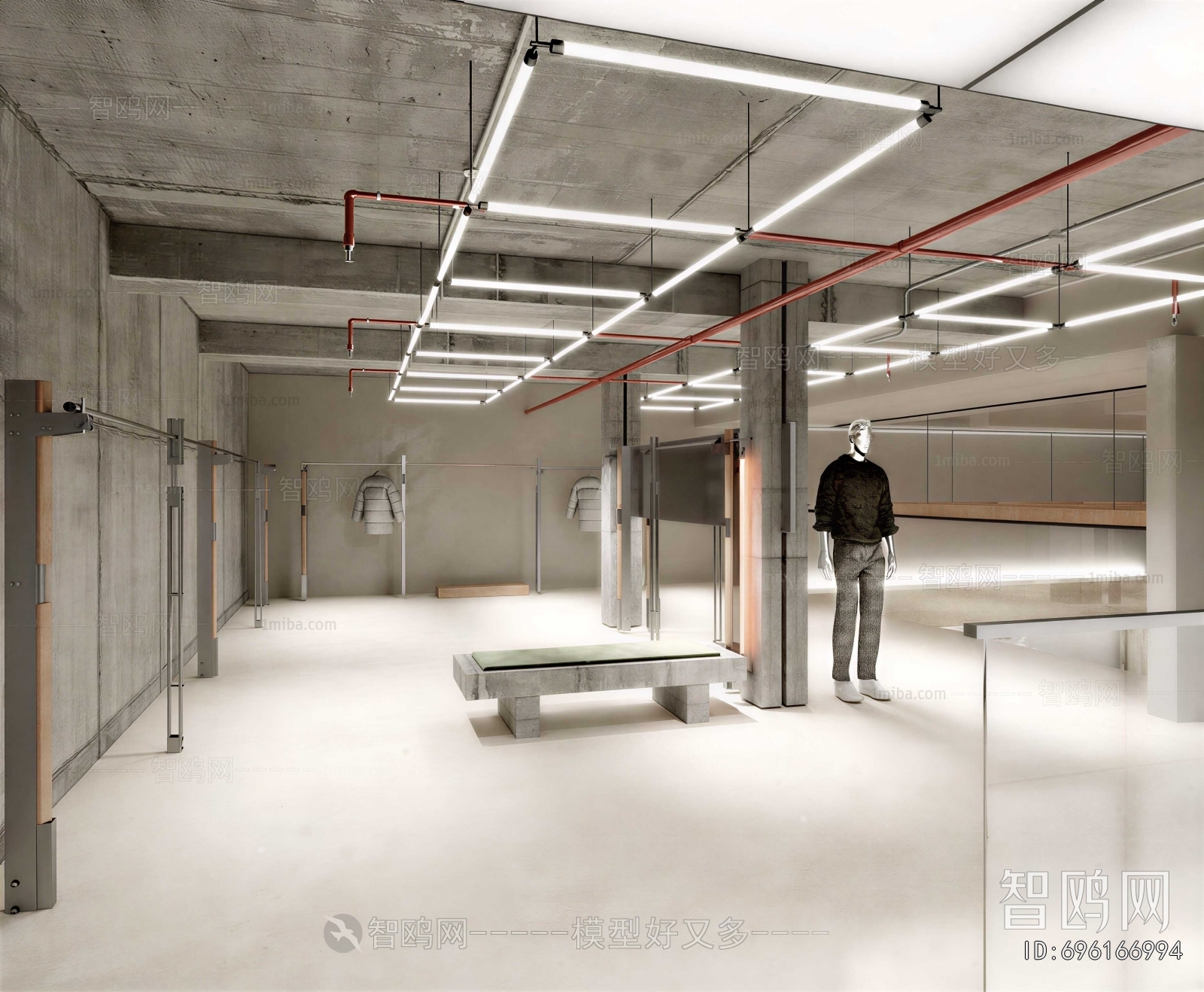Industrial Style Clothing Store