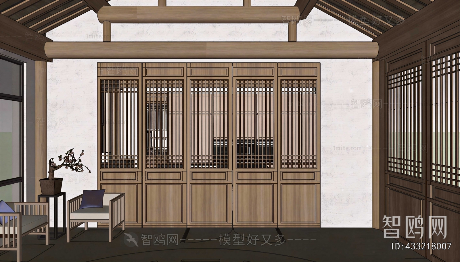 New Chinese Style Door