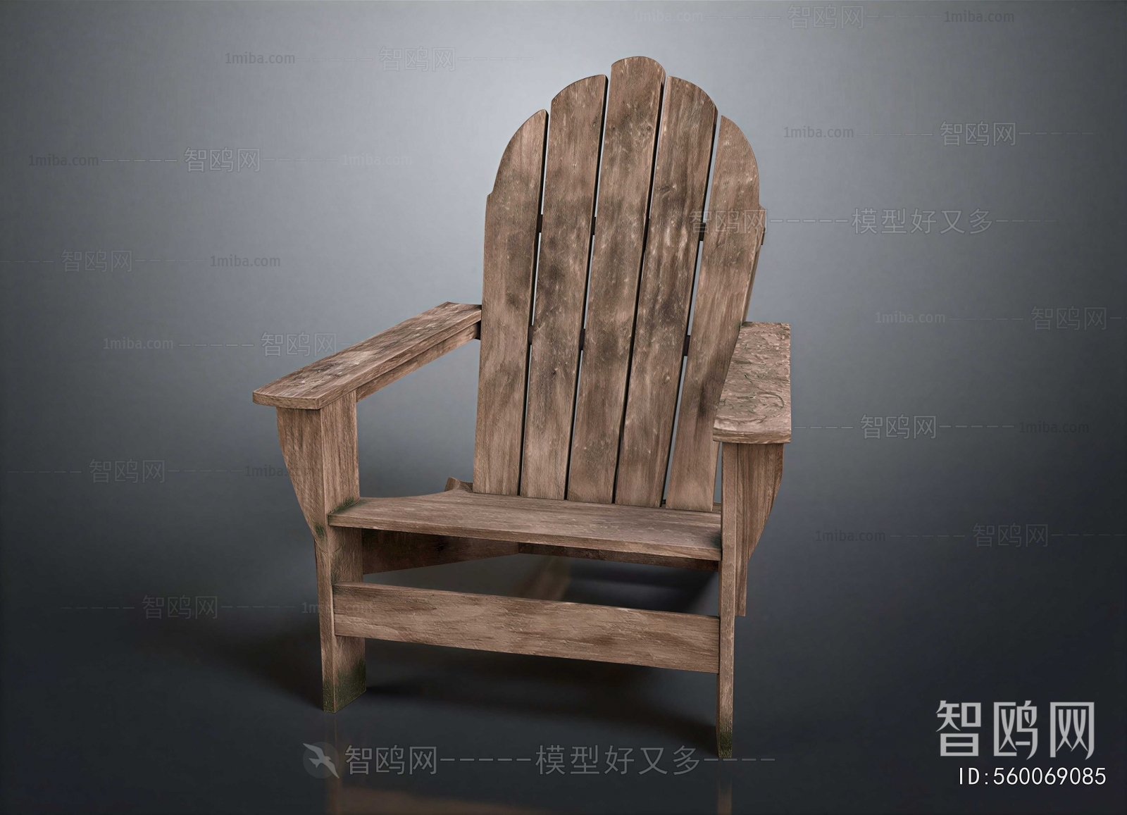 Wabi-sabi Style Lounge Chair