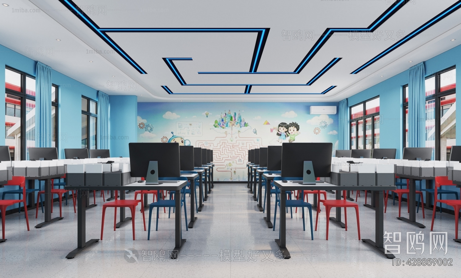 Modern School Classrooms