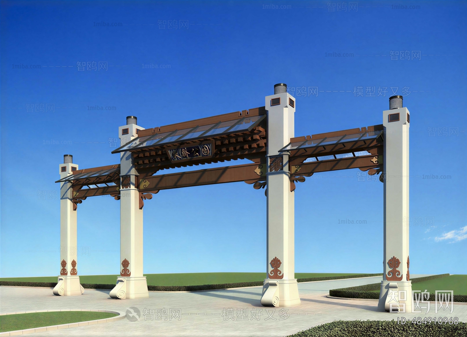 New Chinese Style Facade Element