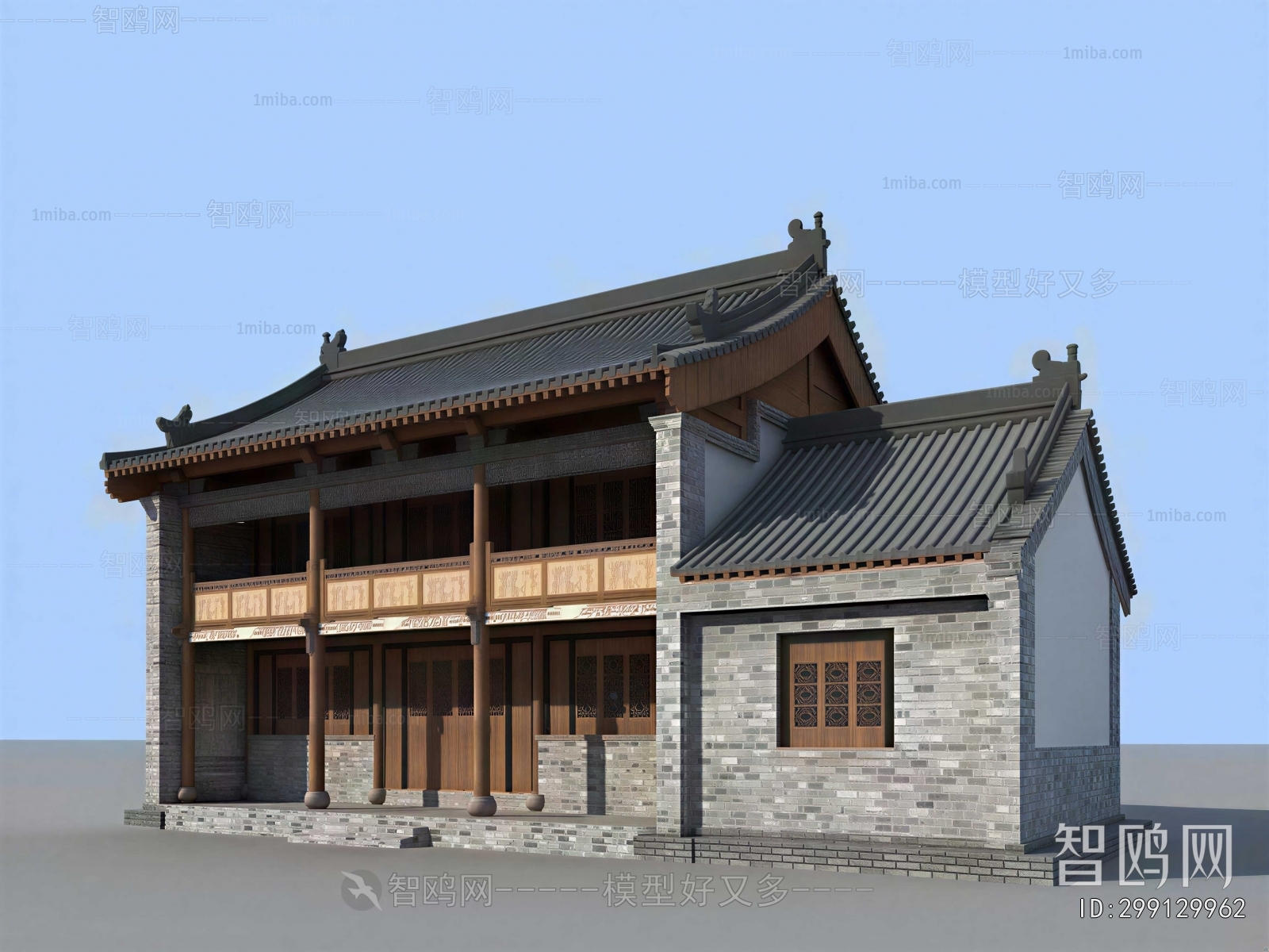 Chinese Style Ancient Architectural Buildings
