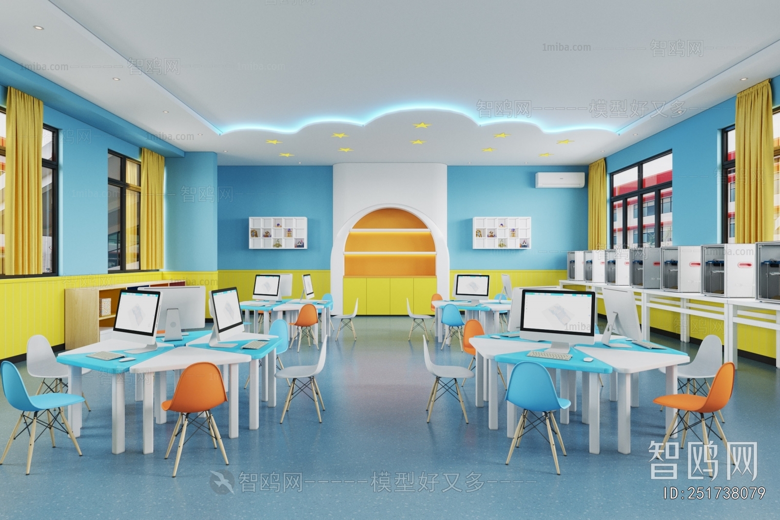 Modern School Classrooms