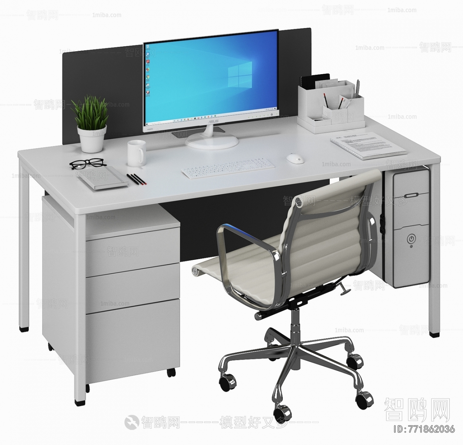 Modern Computer Desk And Chair