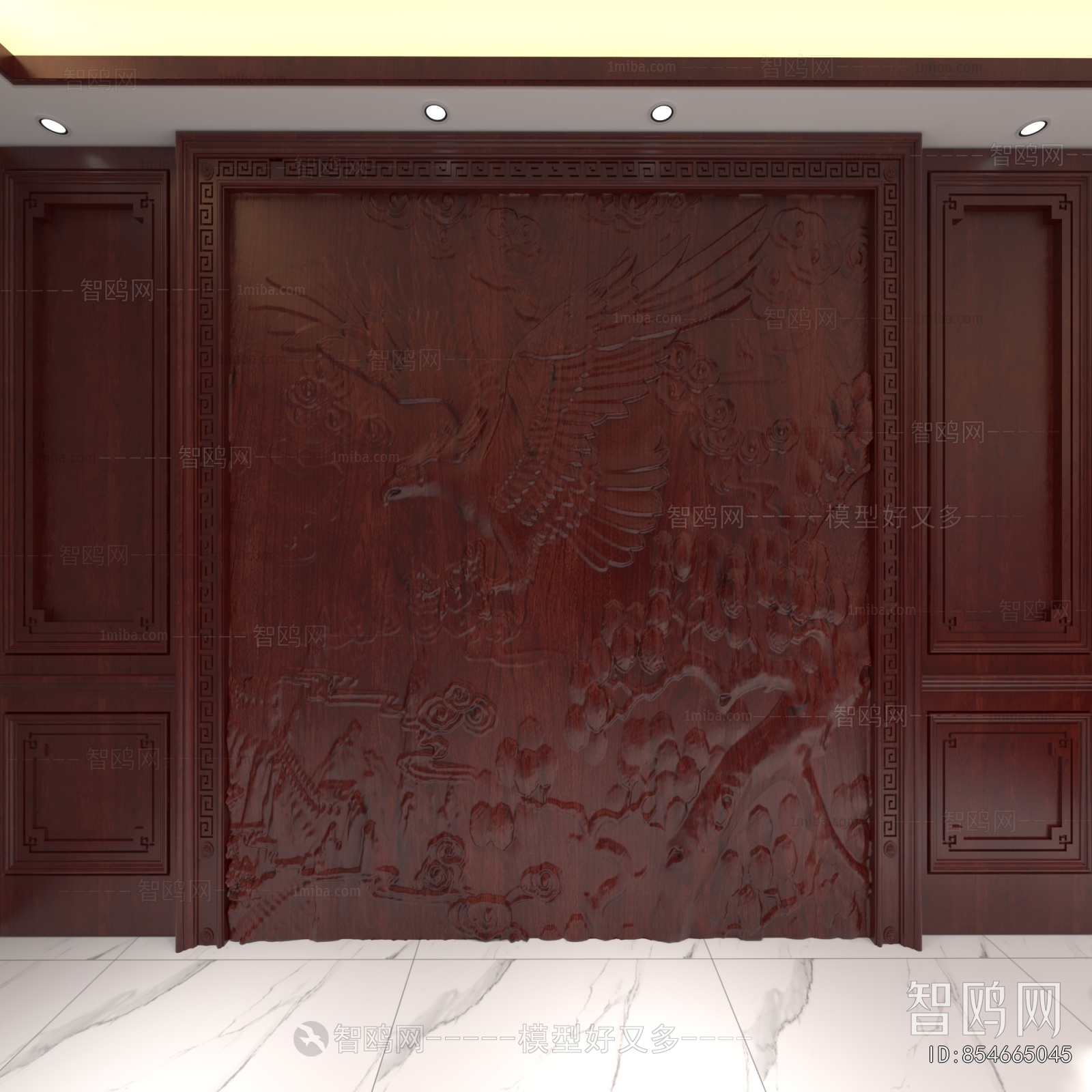 Chinese Style TV Wall