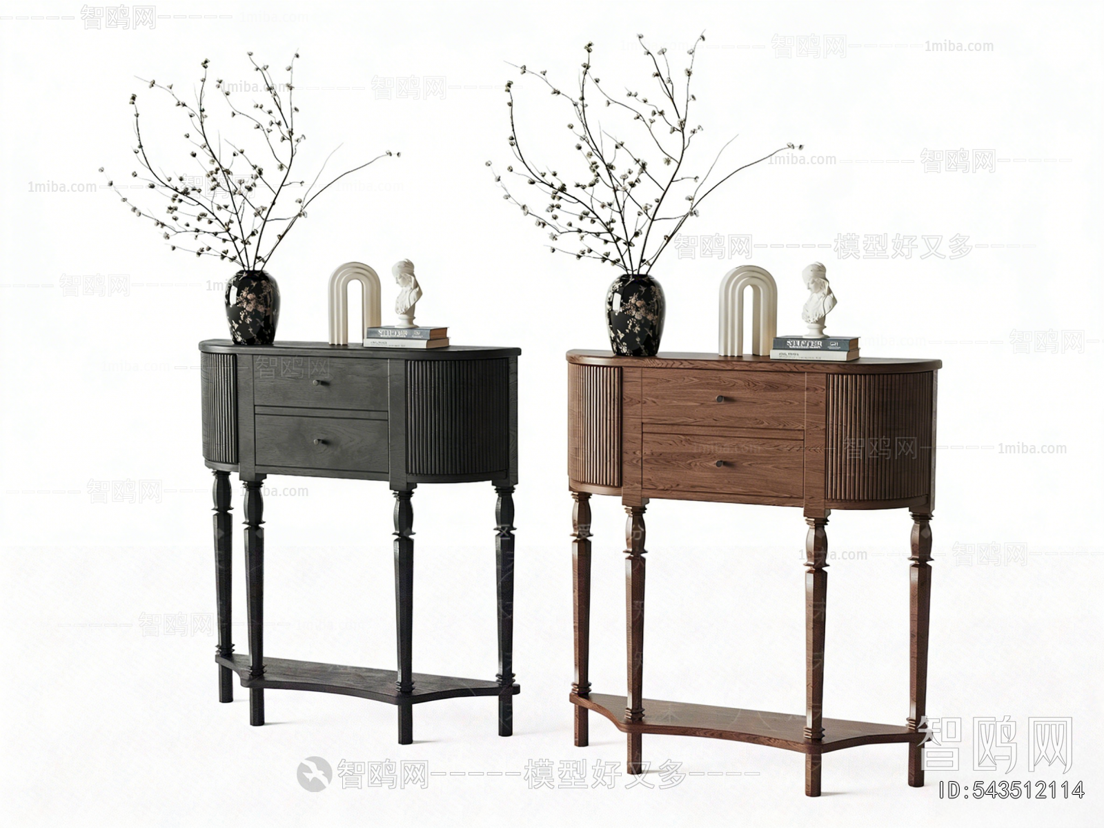 French Style Entrance Cabinet