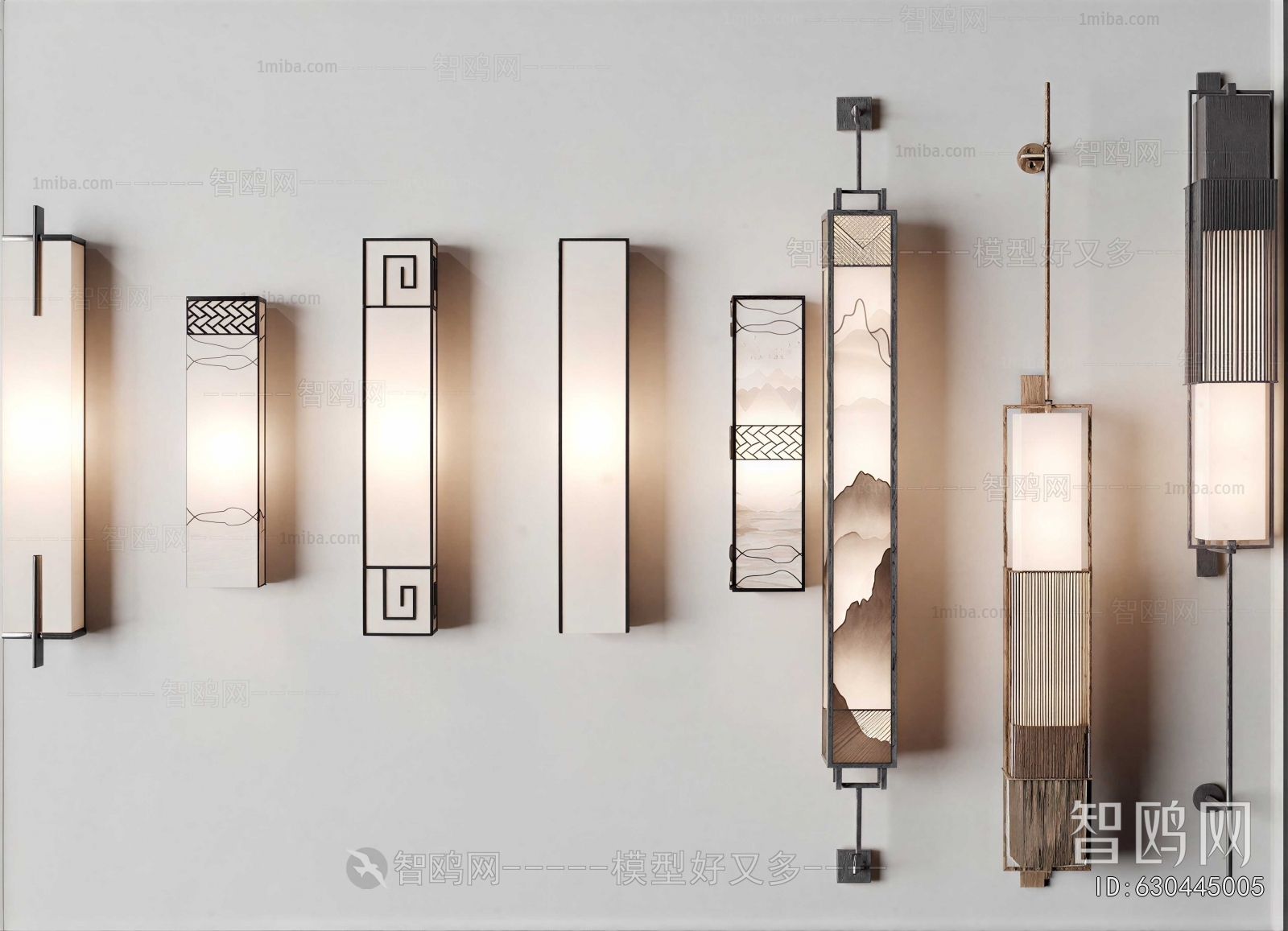 New Chinese Style Wall Lamp