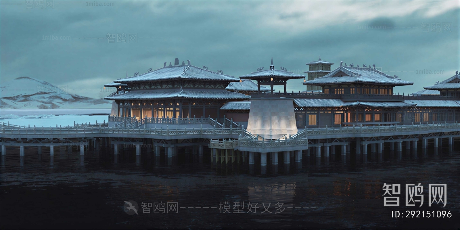 Chinese Style Ancient Architectural Buildings