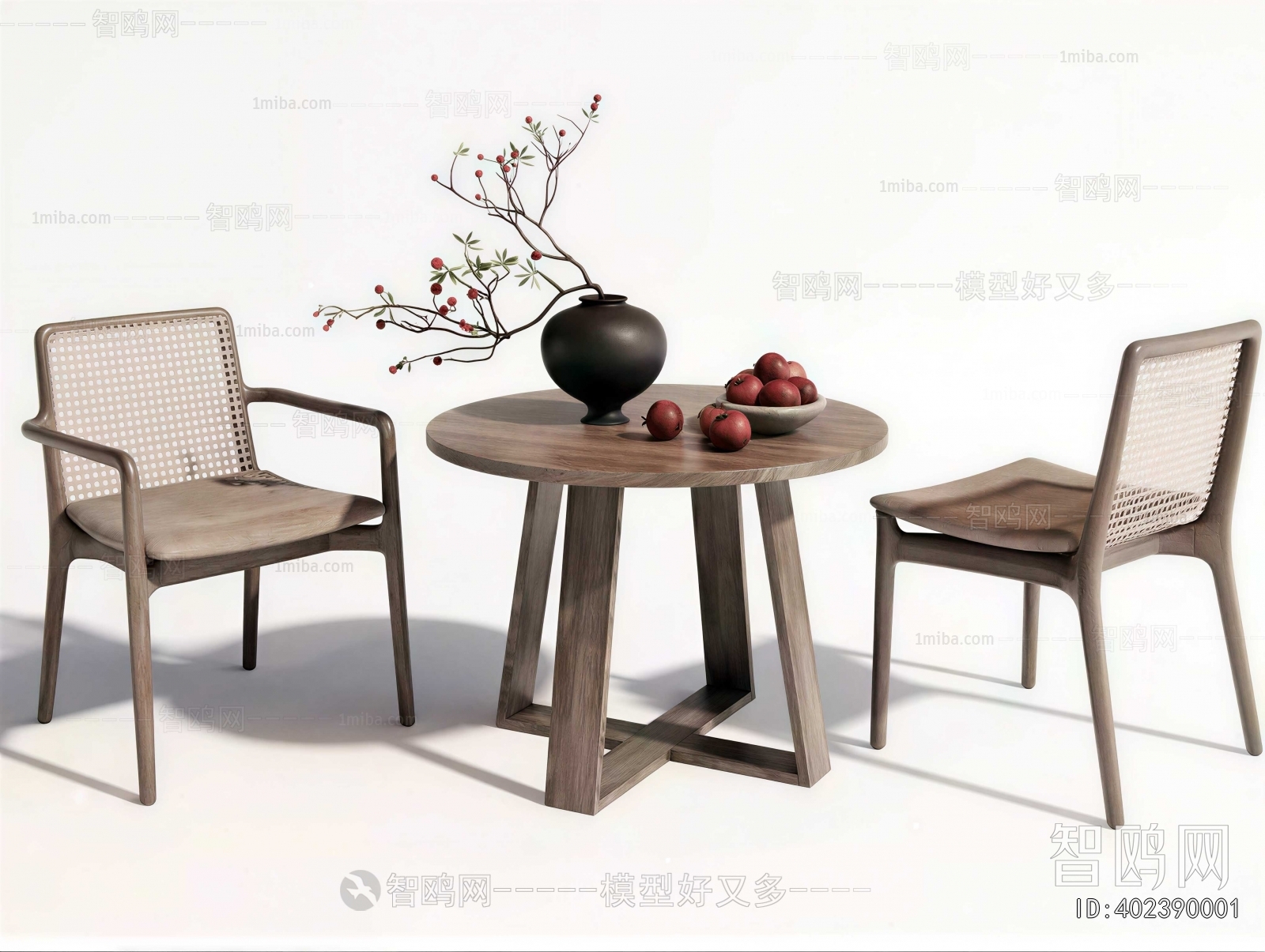 Wabi-sabi Style Leisure Table And Chair